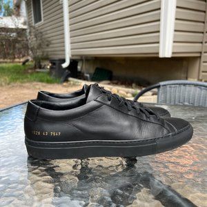 Common Projects Original Achilles Leather Sneakers, Black, 10 US/43 EU